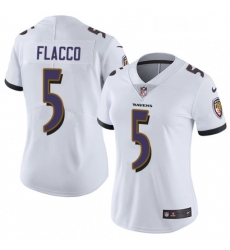 Womens Nike Baltimore Ravens 5 Joe Flacco Elite White NFL Jersey Womens Nike Baltimore Ravens 5 Joe Flacco Elite White NFL Jersey
