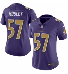Womens Nike Baltimore Ravens 57 CJ Mosley Limited Purple Rush Vapor Untouchable NFL Jersey Womens Nike Baltimore Ravens 57 CJ Mosley Limited Purple Rush Vapor Untouchable NFL Jersey