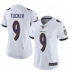 Womens Nike Baltimore Ravens 9 Justin Tucker Elite White NFL Jersey Womens Nike Baltimore Ravens 9 Justin Tucker Elite White NFL Jersey