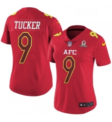 Womens Nike Baltimore Ravens 9 Justin Tucker Limited Red 2017 Pro Bowl NFL Jersey Womens Nike Baltimore Ravens 9 Justin Tucker Limited Red 2017 Pro Bowl NFL Jersey
