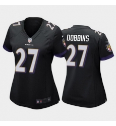 women j.k. dobbins baltimore ravens black game jersey women j.k. dobbins baltimore ravens black game jersey