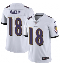 Nike Ravens #18 Jeremy Maclin White Youth Stitched NFL Vapor Untouchable Limited Jersey Nike Ravens #18 Jeremy Maclin White Youth Stitched NFL Vapor Untouchable Limited Jersey