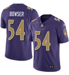 Nike Ravens #54 Tyus Bowser Purple Youth Stitched NFL Limited Rush Jersey Nike Ravens #54 Tyus Bowser Purple Youth Stitched NFL Limited Rush Jersey