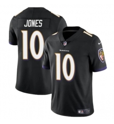 Youth Baltimore Ravens 10 Emory Jones Black Vapor Limited Football Jersey Youth Baltimore Ravens 10 Emory Jones Black Vapor Limited Football Jersey