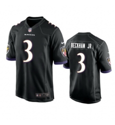 Youth Baltimore Ravens 3 Odell Beckham Jr Black Stitched Game Jersey Youth Baltimore Ravens 3 Odell Beckham Jr Black Stitched Game Jersey