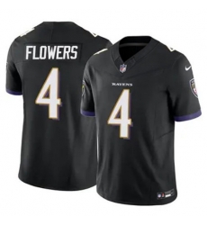 Youth Baltimore Ravens 4 Zay Flowers Black 2023 F U S E Vapor Limited Football Jersey Youth Baltimore Ravens 4 Zay Flowers Black 2023 F U S E Vapor Limited Football Jersey