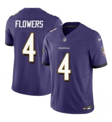 Youth Baltimore Ravens 4 Zay Flowers Purple 2023 F U S E Vapor Limited Football Jersey Youth Baltimore Ravens 4 Zay Flowers Purple 2023 F U S E Vapor Limited Football Jersey