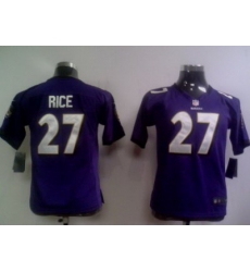 Youth Nike Baltimore Ravens #27 Ray Rice Purple Jerseys Youth Nike Baltimore Ravens #27 Ray Rice Purple Jerseys
