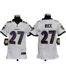 Youth Nike Baltimore Ravens #27 Ray Rice White Jerseys Youth Nike Baltimore Ravens #27 Ray Rice White Jerseys