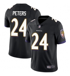 Youth Ravens 24 Marcus Peters Black Alternate Stitched Football Vapor Untouchable Limited Jersey Youth Ravens 24 Marcus Peters Black Alternate Stitched Football Vapor Untouchable Limited Jersey