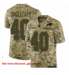 Bills 40 Devin Singletary Camo Men Stitched Football Limited 2018 Salute To Service Jersey Bills 40 Devin Singletary Camo Men Stitched Football Limited 2018 Salute To Service Jersey