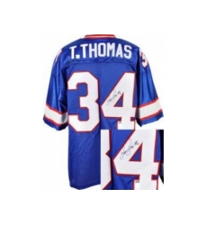 Buffalo Bills 34 Thurman Thomas Throwback M&N Signed NFL Jerseys Buffalo Bills 34 Thurman Thomas Throwback M&N Signed NFL Jerseys