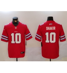 Men Buffalo Bills 10 Khalil Shakir Red Vapor Untouchable Limited Stitched Jersey Men Buffalo Bills 10 Khalil Shakir Red Vapor Untouchable Limited Stitched Jersey