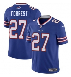 Men Buffalo Bills 27 Darrick Forrest Blue 2025 Vapor Untouchable Limited Stitched Football Jersey
