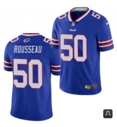 Men Buffalo Bills #50 Gregory Rousseau Blue 2021 Vapor Untouchable Limited Stitched NFL Jersey Men Buffalo Bills #50 Gregory Rousseau Blue 2021 Vapor Untouchable Limited Stitched NFL Jersey