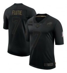 Men Buffalo Bills Doug Flutie Black Limited 2020 Salute To Service Jersey Men Buffalo Bills Doug Flutie Black Limited 2020 Salute To Service Jersey