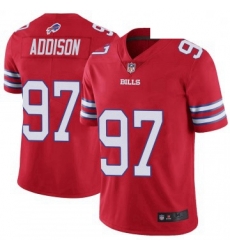 Men Buffalo Bills Mario Addison Red Limited Color Rush Vapor Untouchable Jersey By Nike Men Buffalo Bills Mario Addison Red Limited Color Rush Vapor Untouchable Jersey By Nike