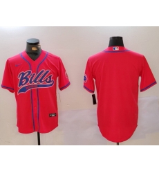 Men Buffalo Bills Red Team Blank Cool Base Stitched Baseball Jersey Men Buffalo Bills Red Team Blank Cool Base Stitched Baseball Jersey
