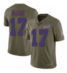 Mens Nike Buffalo Bills 17 Josh Allen Limited Olive 2017 Salute to Service NFL Jersey Mens Nike Buffalo Bills 17 Josh Allen Limited Olive 2017 Salute to Service NFL Jersey