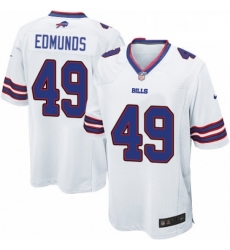 Mens Nike Buffalo Bills 49 Tremaine Edmunds Game White NFL Jersey Mens Nike Buffalo Bills 49 Tremaine Edmunds Game White NFL Jersey