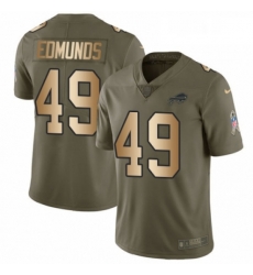Mens Nike Buffalo Bills 49 Tremaine Edmunds Limited Olive Gold 2017 Salute to Service NFL Jersey Mens Nike Buffalo Bills 49 Tremaine Edmunds Limited Olive Gold 2017 Salute to Service NFL Jersey