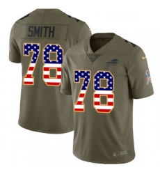 Mens Nike Buffalo Bills 78 Bruce Smith Limited OliveUSA Flag 2017 Salute to Service NFL Jersey Mens Nike Buffalo Bills 78 Bruce Smith Limited OliveUSA Flag 2017 Salute to Service NFL Jersey