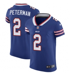 Nike Bills #2 Nathan Peterman Royal Blue Team Color Mens Stitched NFL Vapor Untouchable Elite Jersey Nike Bills #2 Nathan Peterman Royal Blue Team Color Mens Stitched NFL Vapor Untouchable Elite Jersey
