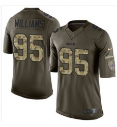 Nike Buffalo Bills #95 Kyle Williams Green Men 27s Stitched NFL Limited Salute To Service Jersey Nike Buffalo Bills #95 Kyle Williams Green Men 27s Stitched NFL Limited Salute To Service Jersey