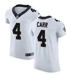 Nike Saints 4 Derek Carr White Men Stitched NFL Vapor Untouchable Elite Jersey Nike Saints 4 Derek Carr White Men Stitched NFL Vapor Untouchable Elite Jersey
