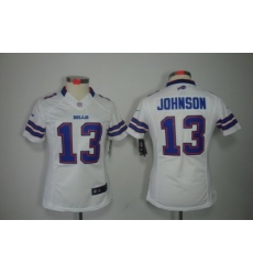 Nike Women Buffalo Bills #13 Johnson White Color Limited Jerseys Nike Women Buffalo Bills #13 Johnson White Color Limited Jerseys