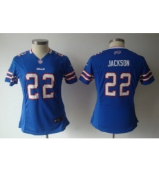 Nike Women Buffalo Bills 22# Jackson Blue Jersey Nike Women Buffalo Bills 22# Jackson Blue Jersey