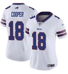 Women Buffalo Bills 18 Amari Cooper White Vapor Stitched Football Jersey Women Buffalo Bills 18 Amari Cooper White Vapor Stitched Football Jersey