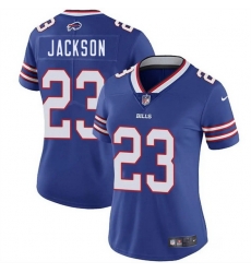 Women Buffalo Bills 23 Dane Jackson Blue Vapor Stitched Football Jersey