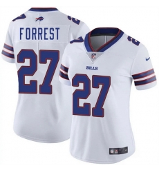 Women Buffalo Bills 27 Darrick Forrest White Vapor Stitched Football Jersey Women Buffalo Bills 27 Darrick Forrest White Vapor Stitched Football Jersey