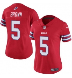 Women Buffalo Bills 5 Anthony Brown Red Vapor Stitched Football Jersey Women Buffalo Bills 5 Anthony Brown Red Vapor Stitched Football Jersey