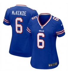 Women Buffalo Bills 6 Isaiah McKenzie Royal Stitched Game Jersey Women Buffalo Bills 6 Isaiah McKenzie Royal Stitched Game Jersey