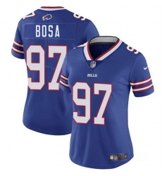 Women Buffalo Bills 97 Joey Bosa Royal Vapor Stitched Football Jersey