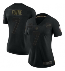 Women Buffalo Bills Doug Flutie Black Limited 2020 Salute To Service Jersey Women Buffalo Bills Doug Flutie Black Limited 2020 Salute To Service Jersey