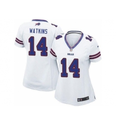 Women Nike Buffalo Bills #14 Sammy Watkins White NFL Jerseys Women Nike Buffalo Bills #14 Sammy Watkins White NFL Jerseys