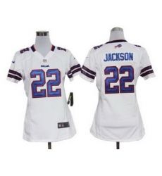 Women Nike Buffalo Bills 22# Jackson White Jersey Women Nike Buffalo Bills 22# Jackson White Jersey