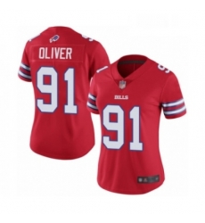 Womens Buffalo Bills 91 Ed Oliver Limited Red Rush Vapor Untouchable Football Jersey Womens Buffalo Bills 91 Ed Oliver Limited Red Rush Vapor Untouchable Football Jersey