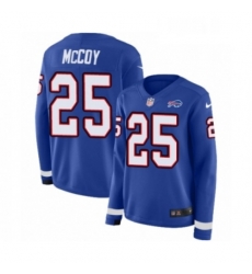 Womens Nike Buffalo Bills 25 LeSean McCoy Limited Royal Blue Therma Long Sleeve NFL Jersey Womens Nike Buffalo Bills 25 LeSean McCoy Limited Royal Blue Therma Long Sleeve NFL Jersey
