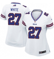 Womens Nike Buffalo Bills 27 TreDavious White Game White NFL Jersey Womens Nike Buffalo Bills 27 TreDavious White Game White NFL Jersey
