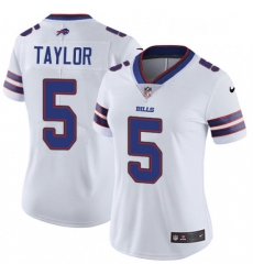 Womens Nike Buffalo Bills 5 Tyrod Taylor White Vapor Untouchable Limited Player NFL Jersey