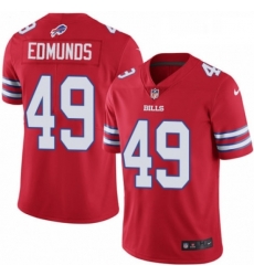 Youth Nike Buffalo Bills 49 Tremaine Edmunds Limited Red Rush Vapor Untouchable NFL Jersey Youth Nike Buffalo Bills 49 Tremaine Edmunds Limited Red Rush Vapor Untouchable NFL Jersey