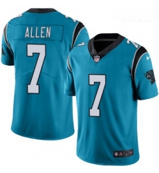 Kyle Allen Men Carolina Panthers Nike Alternate Vapor Untouchable Jersey Limited Blue Kyle Allen Men Carolina Panthers Nike Alternate Vapor Untouchable Jersey Limited Blue