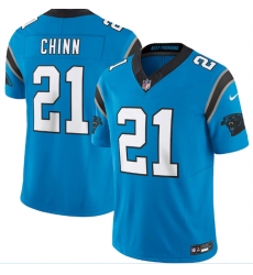 Men Carolina Panthers 21 Jeremy Chinn Blue 2023 F U S E Vapor Untouchable Stitched Football Jersey Men Carolina Panthers 21 Jeremy Chinn Blue 2023 F U S E Vapor Untouchable Stitched Football Jersey