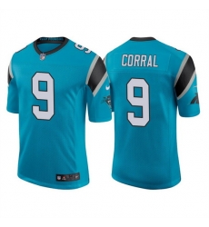 Men Carolina Panthers 9 Matt Corral 2022 Blue Stitched Jersey Men Carolina Panthers 9 Matt Corral 2022 Blue Stitched Jersey