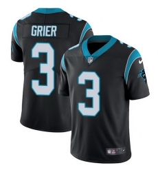 Nike Panthers 3 Will Grier Black Team Color Men Stitched NFL Vapor Untouchable Limited Jersey Nike Panthers 3 Will Grier Black Team Color Men Stitched NFL Vapor Untouchable Limited Jersey