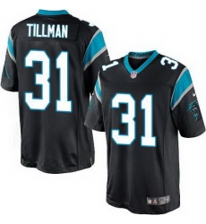 Nike Panthers #31 Charles Tillman Black Team Color Mens Stitched NFL Elite Jersey Nike Panthers #31 Charles Tillman Black Team Color Mens Stitched NFL Elite Jersey